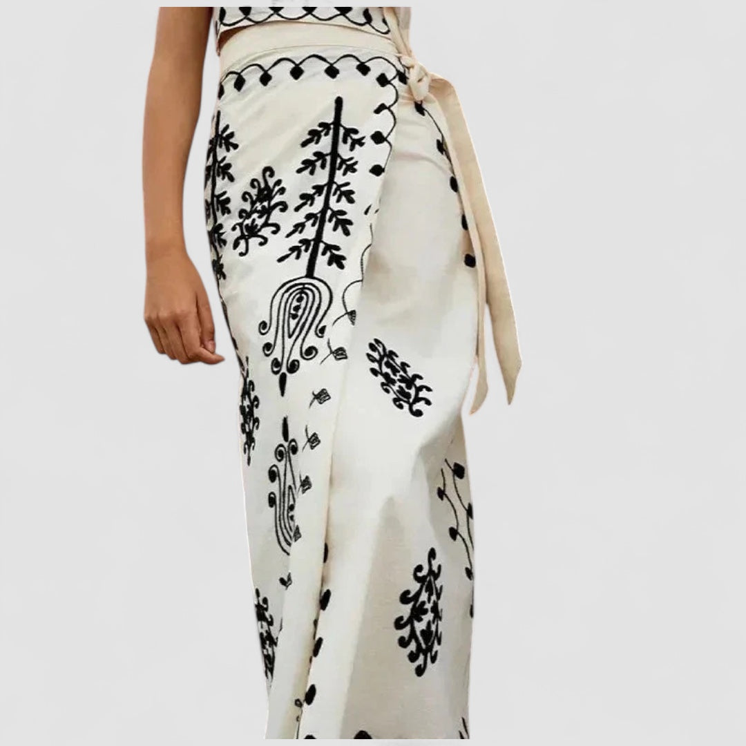 Camilla™ | Top Imprimé et Jupe