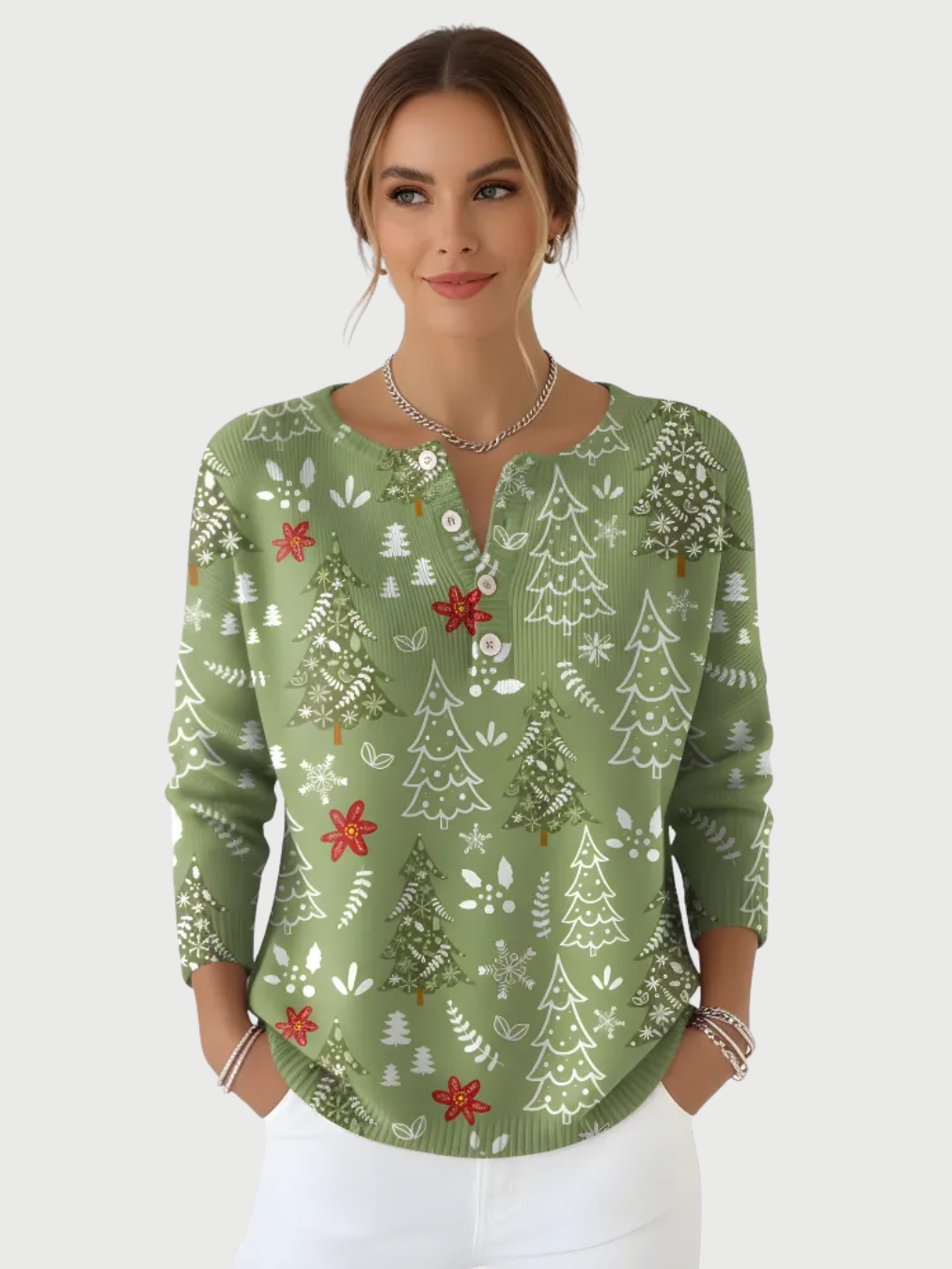 Clara™ | Pull de Noël Zip