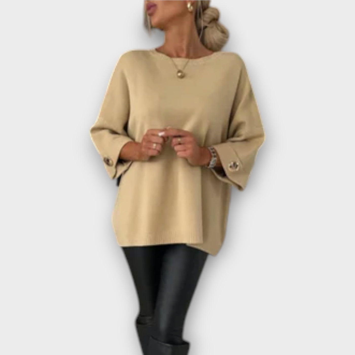 Ava™ - Elegant Knit Blouse