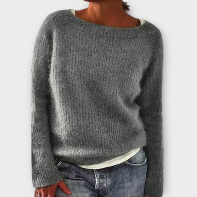 Ava™ – Solid Color Knit Sweater