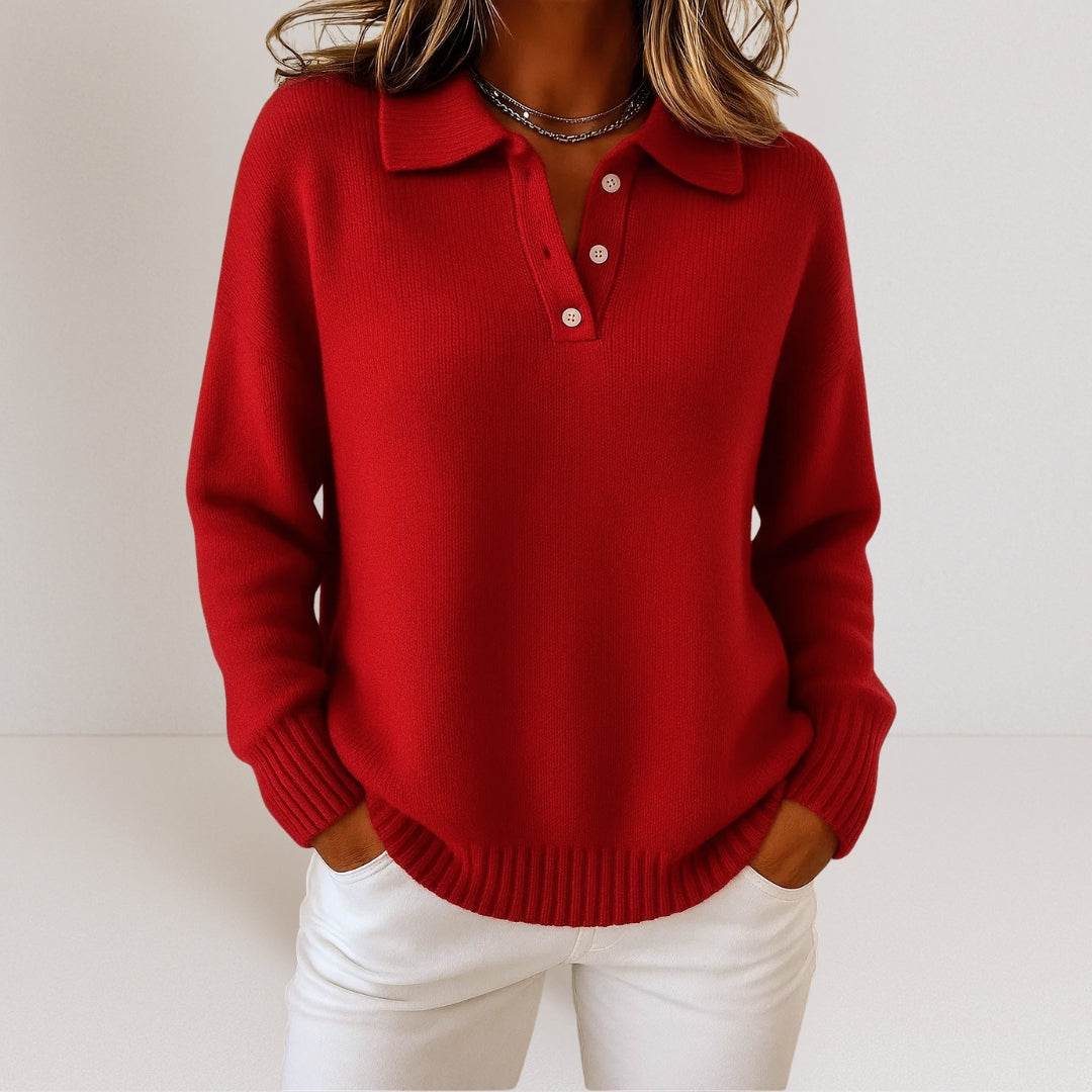 Olivia™ | Pull Doux à Col