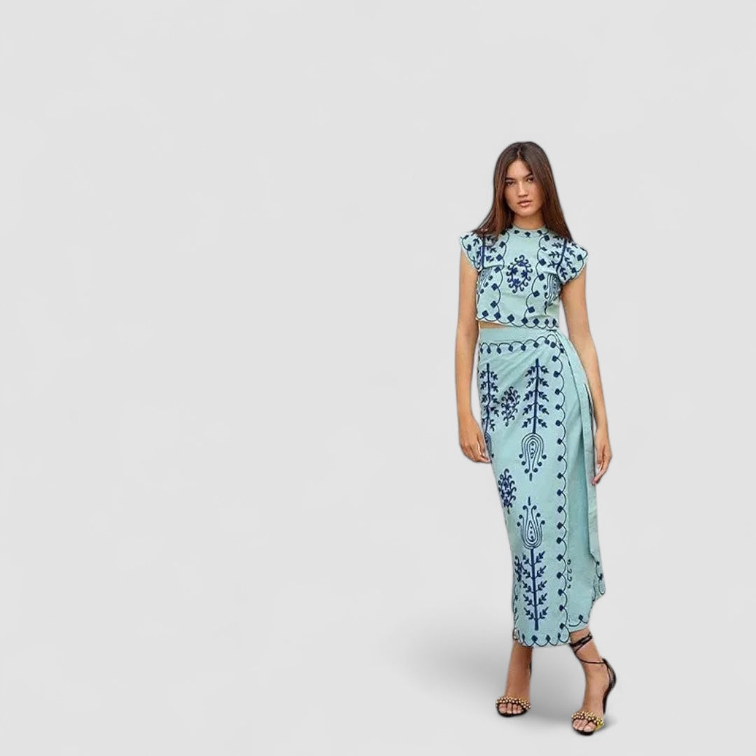 Camilla™ | Top Imprimé et Jupe