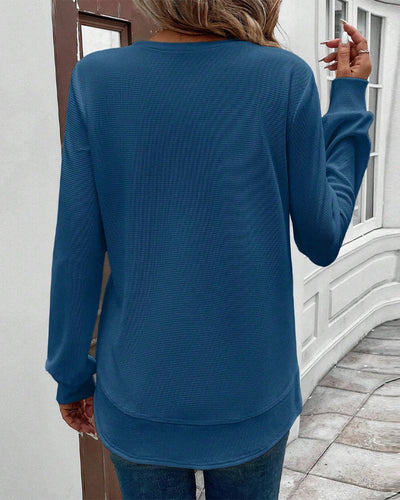 Susan | Round Neck Long-Sleeve Top
