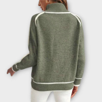 Camille™ | Pull Vert Olive