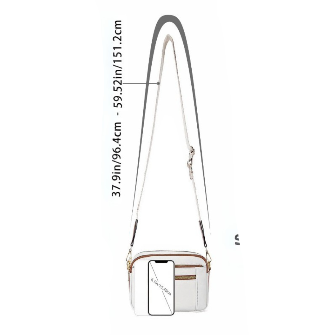 Ava™ - Elegant Leather Crossbody Bag