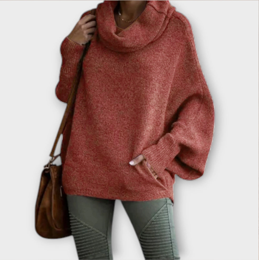Ava™ - Elegant Women's Turtle Neck Sweater