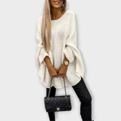 Ava™ - Elegant Women's Sweater with Round Neck
