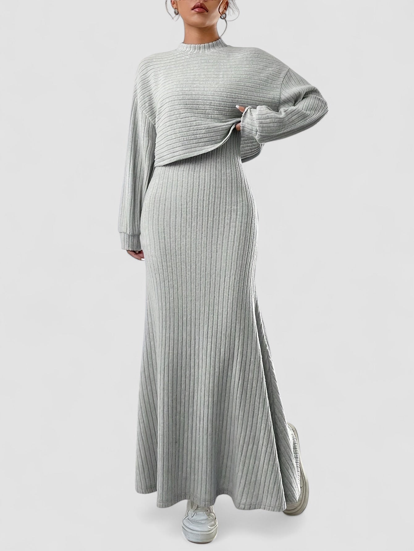 Ava™ | Casual Dress for Women + Free Sweater