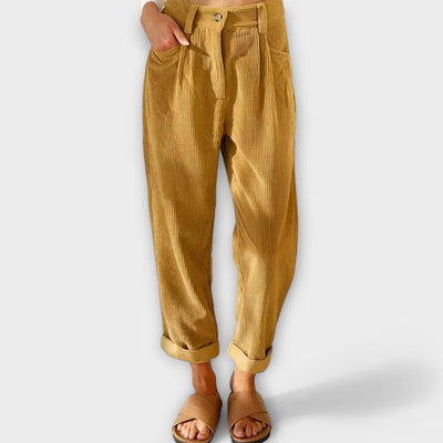 Nina™ | Pantalon Velours Moderne