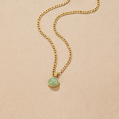Liza™ | Collier Pendentif Jade