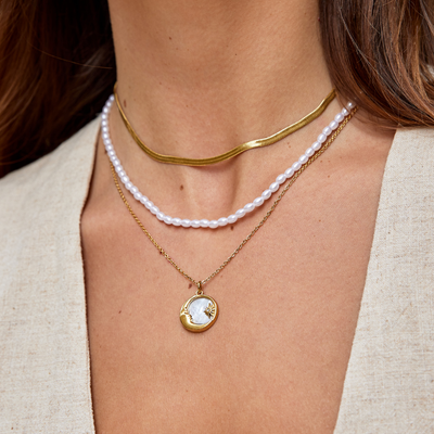 Clara™ | Collier Serpent Doré