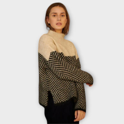 Ava™ - Soft Sweater with High Collar