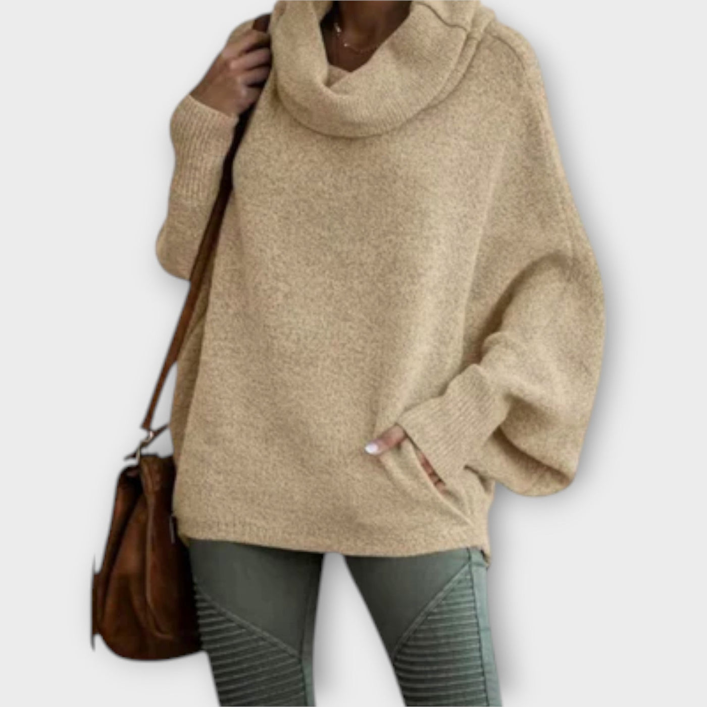 Ava™ - Elegant Women's Turtle Neck Sweater