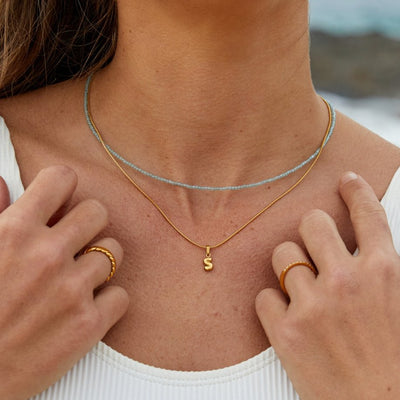 Élise™ | Collier Lettres Bulles