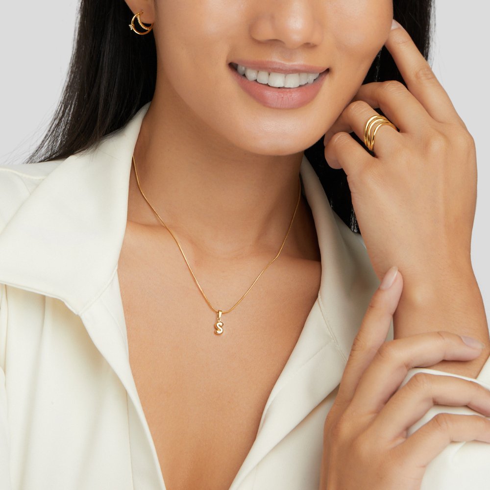 Élise™ | Collier Lettres Bulles