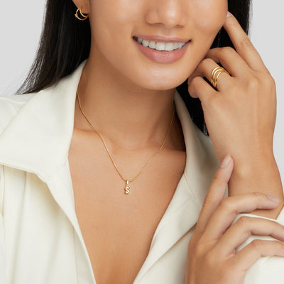 Élise™ | Collier Lettres Bulles