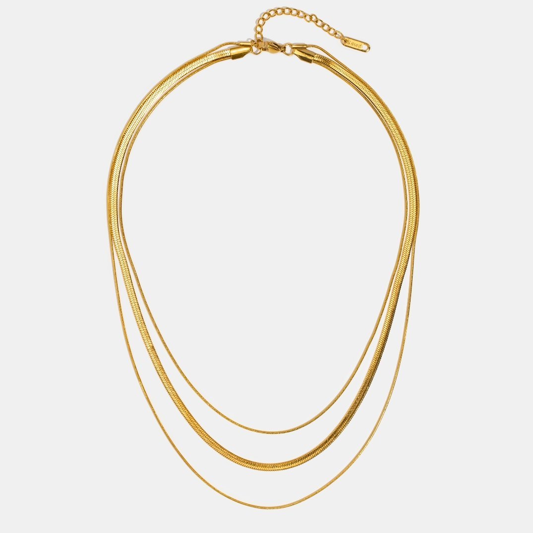 Clara™ | Collier Multicouches Doré