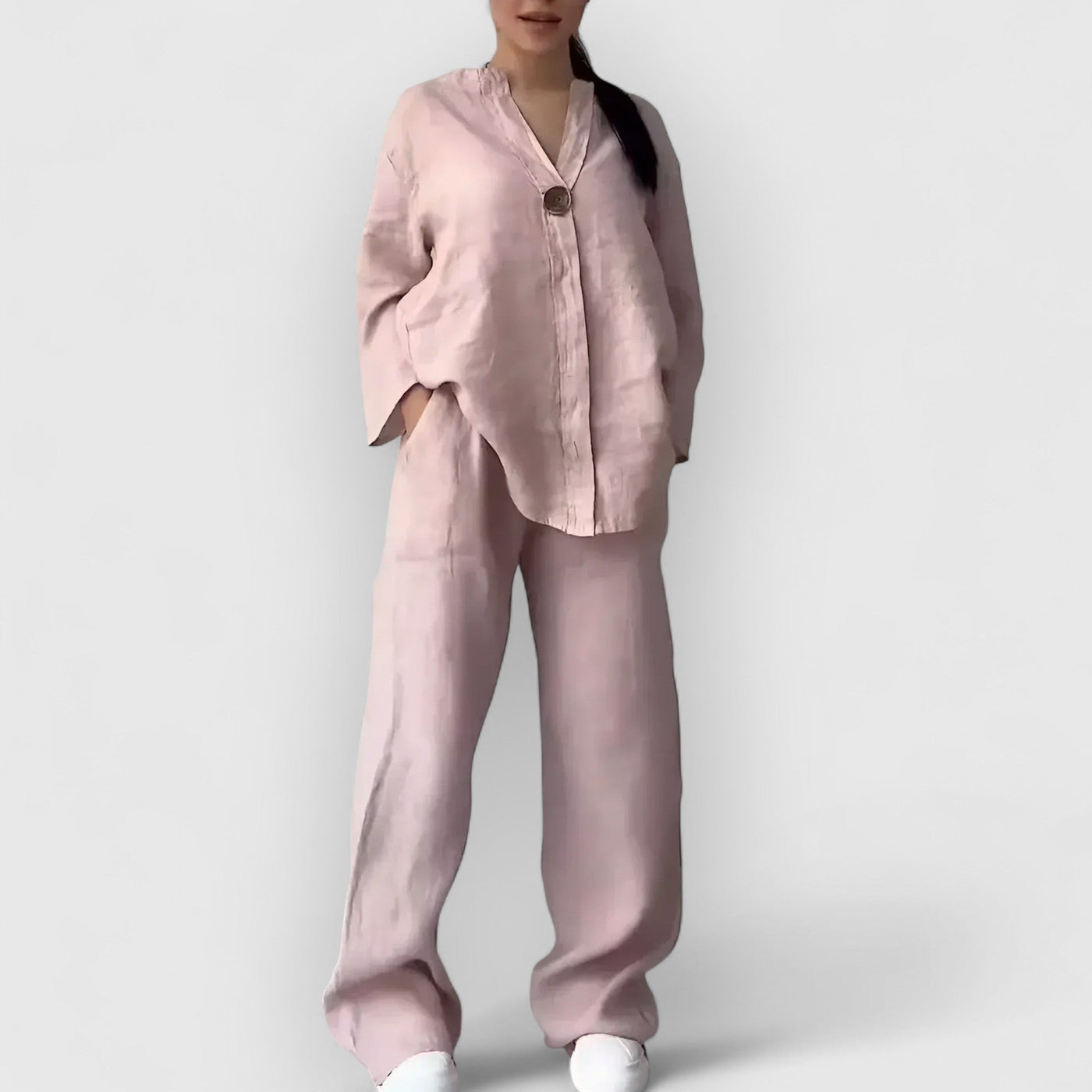 Clara™ | Ensemble Lin Décontracté