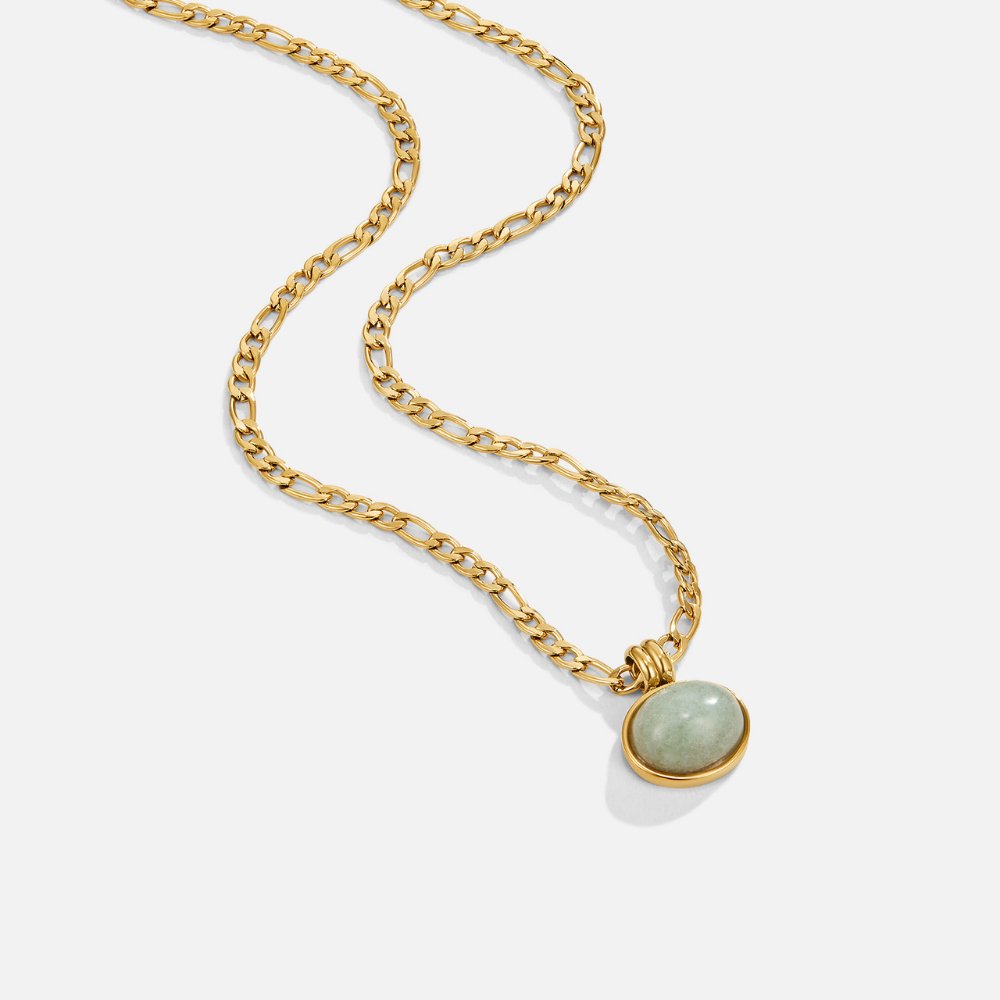 Liza™ | Collier Pendentif Jade