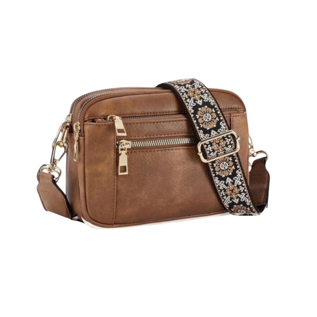 Ava™ - Elegant Leather Crossbody Bag
