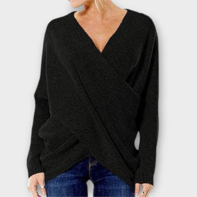 Ava™ - Crossed Sweater